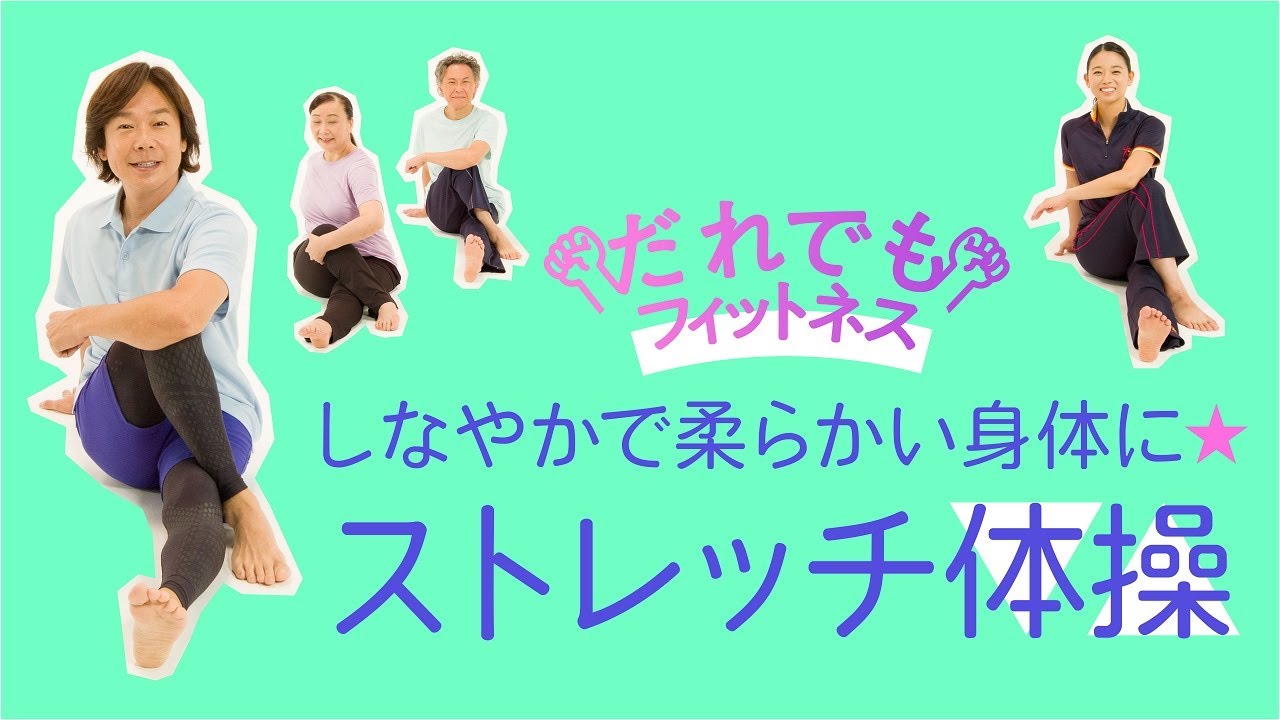 だれでもフィットネス　しなやかで柔らかい身体に ストレッチ体操