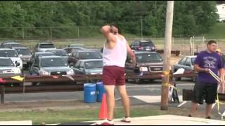 Morristown senior Nick Vena breaks one more shot put record in his last high school performance