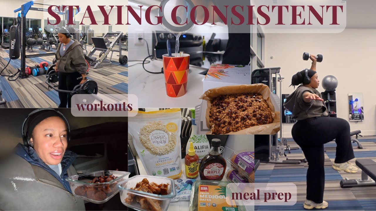 STAYING CONSISTENT ON MY WEIGHT LOSS JOURNEY | mindset, meal prep, workouts & balance, weekly vlog