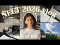 Realistic NEET Prep Vlog👩🏻💻📚 8+ Hrs Study, Gym & Honest Routine #neet2026
