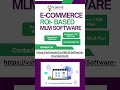 E- commerce software