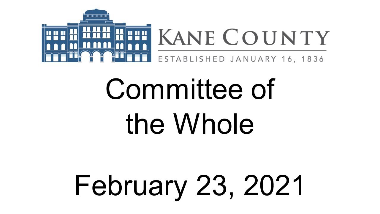 Kc Committee Of The Whole February 23 21 Youtube