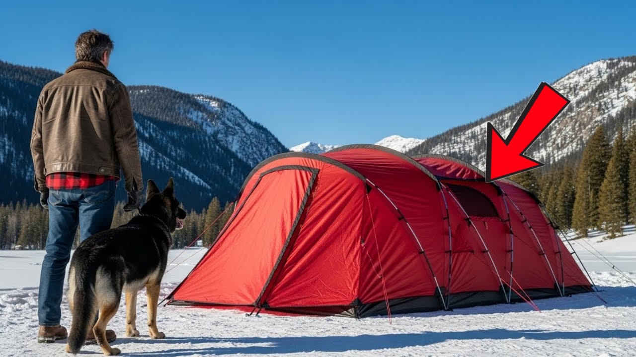 A Veteran Found a Tent Buried in the Snow — What His Dog Discovered Inside Changed Everything
