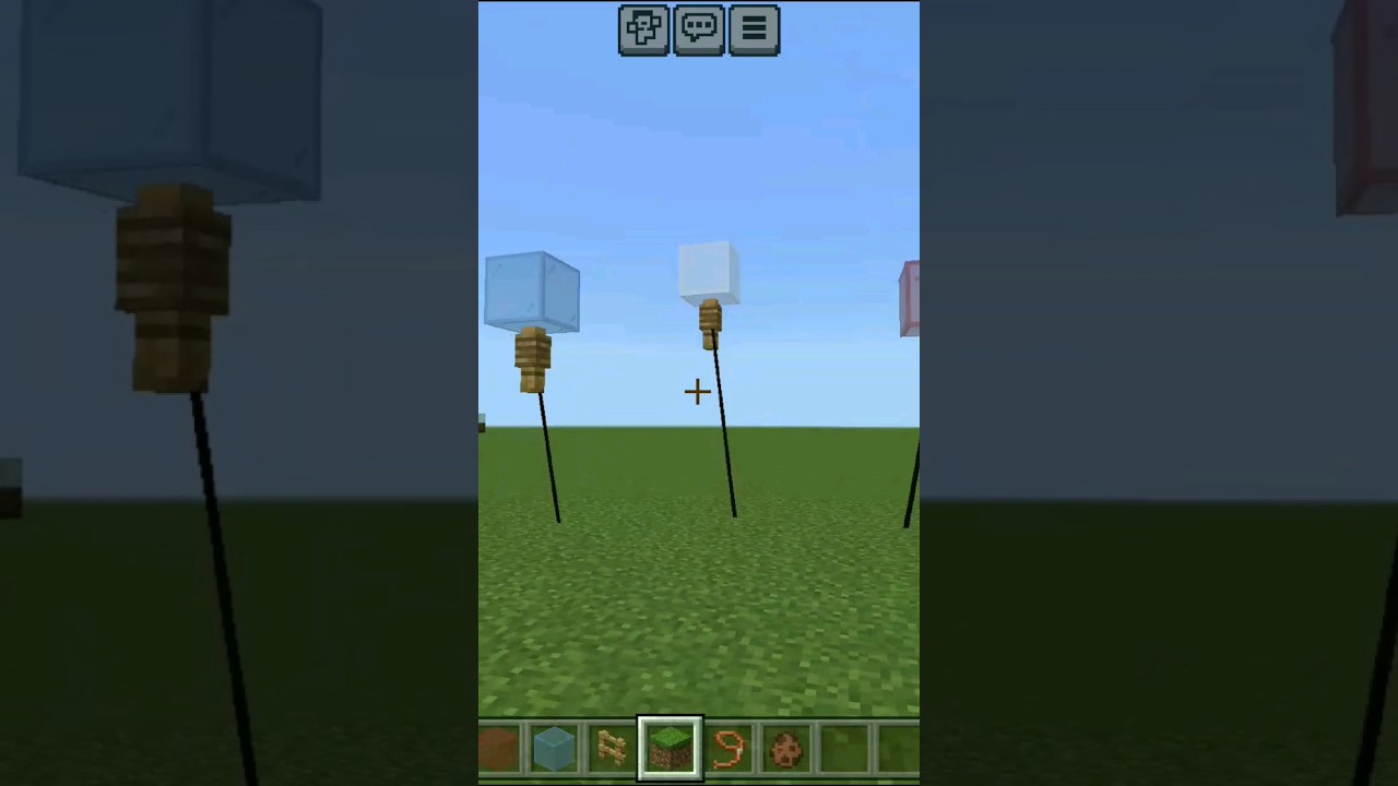 Balloons in Minecraft 😮 #shorts #minecraft #minecraftshorts