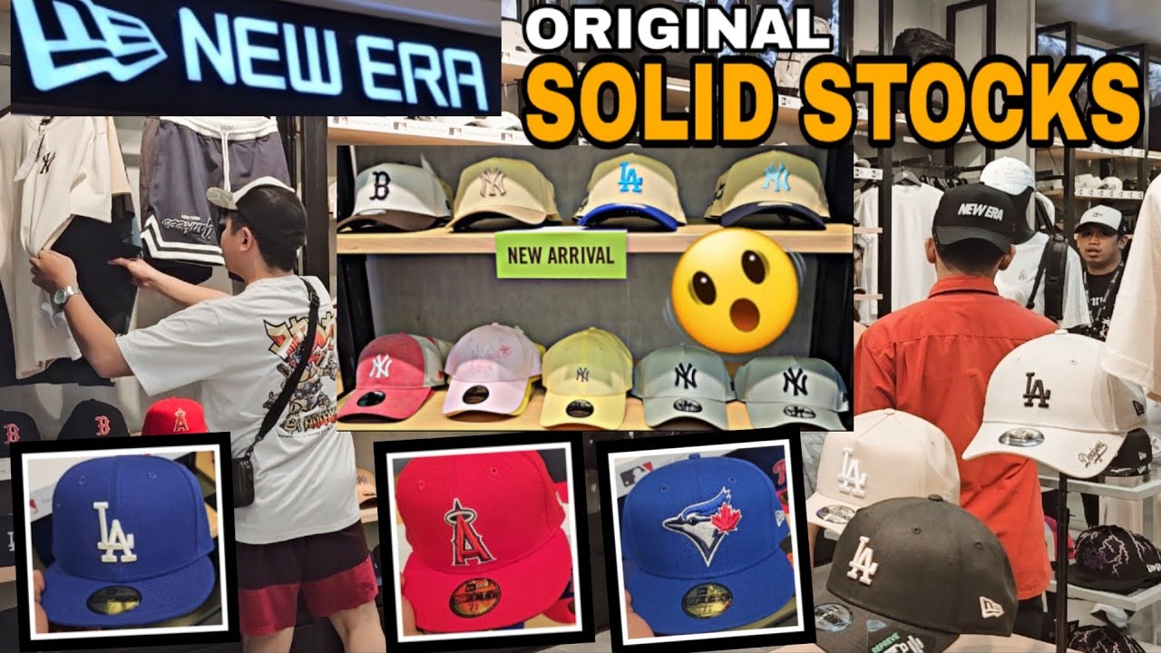 SOLID mga new ARRIVAL GAGANDA mga DESIGN, NEW ERA CAP at APPAREL Original
