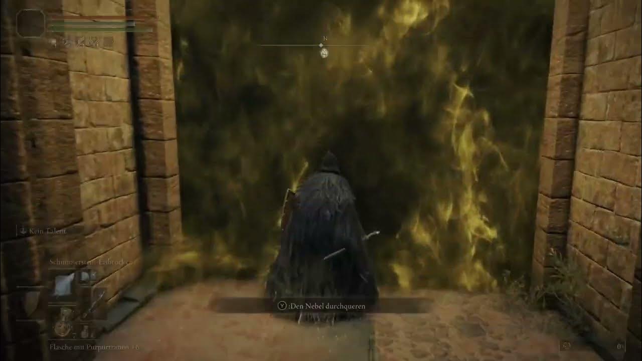 Elden Ring Kampf im Hof von Schloss Rotmähne YouTube