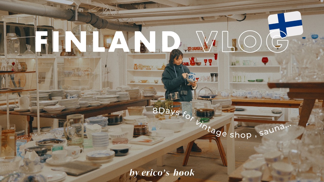 ミスターオリンピア VHS 1992年 ヘルシンキ フィンランド 動作確認済 Finland Travel Vlog 🇫🇮 Vintage Shops, Moomin Museum, Aalto