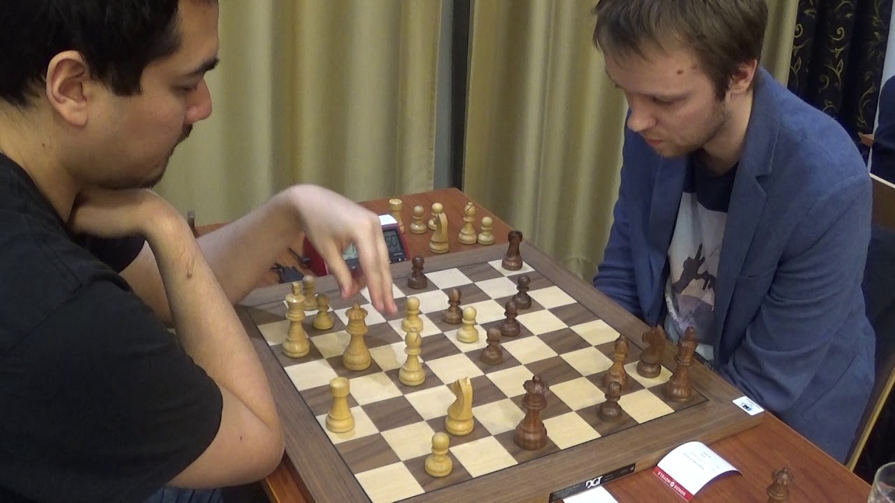 GM Alexandr Fier - Kukk Sander, King's Indian defense, Blitz chess 