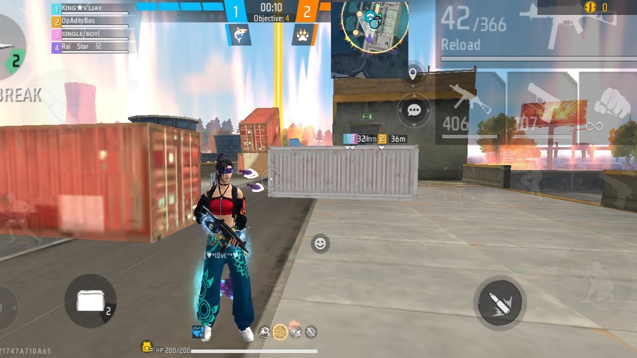 Free fire cs-rank pushing//  for master  with ump gun🪖💣