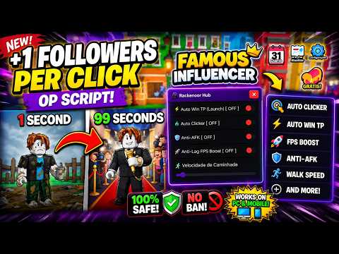 How to Win Every Time in +1 Followers Per Click (New Script)