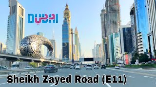 Sheikh Zayed Road (E11) | Dubai | 29 May 2024 | 4K | United Arab Emirates 🇦🇪
