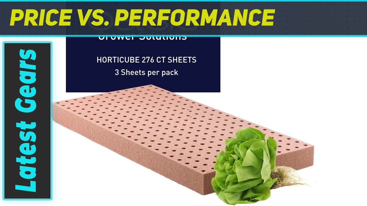 Oasis Horticube 276-Cell Sheets for Superior Hydroponic Growth