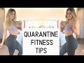 HOW TO GET FIT FROM HOME..QUARANTINE EDITION | At home diet and training tips