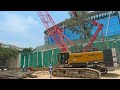 Contractsan siede work #newpost #viral #cranelife #trending #ajaycranevolog44 #construction #crane
