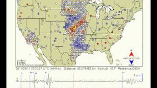 3-11-11 8.9 Magnitude EQ as recorded by USArray