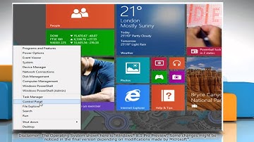 How to change or set the User Account Type in Windows® 8.1 Pro Preview
