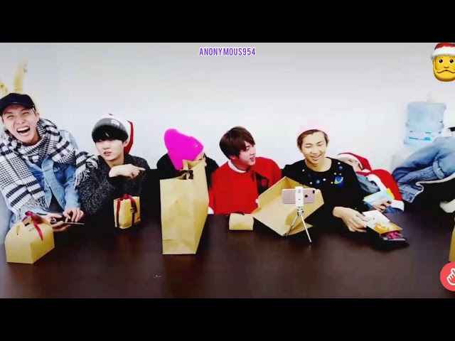 BTS 】 JIN BIGキャンディバッグ Xmas ♯333 ストロータグ Unboxing 