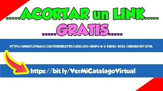 Como acortar un Link, Enlace y URL Gratis en Bitly 2024