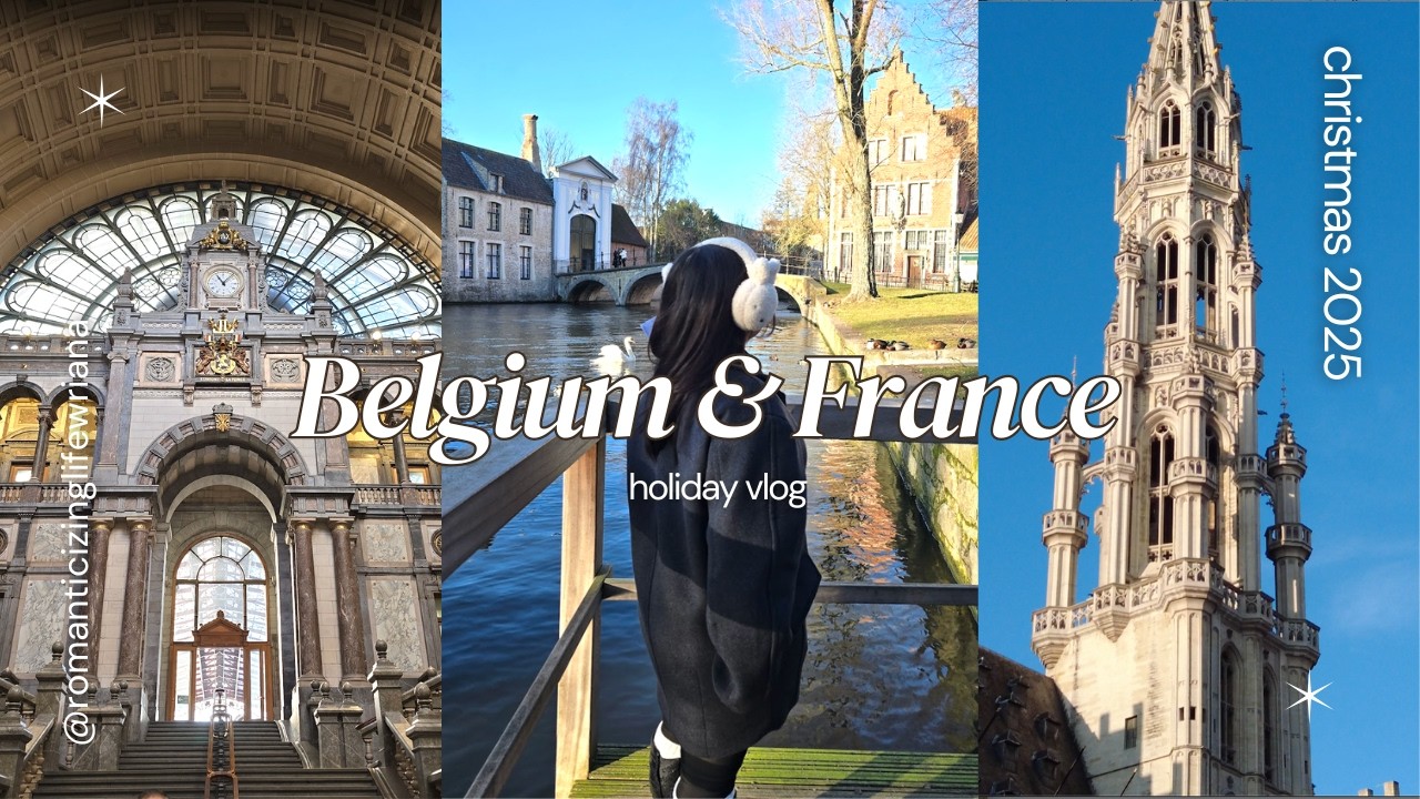winter in belgium & lille ⋆☕︎ ˖ | christmas markets, sweet treats, and architecture