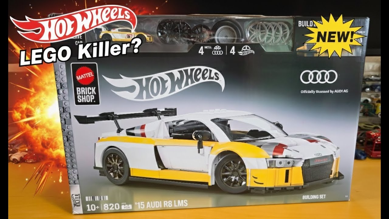 Hot Wheels Brick Shop '15 Audi R8 LMS Build and Review the Now