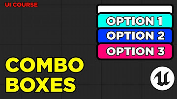 Combo Boxes in Unreal Engine UI Widgets - Unreal UI Course #11