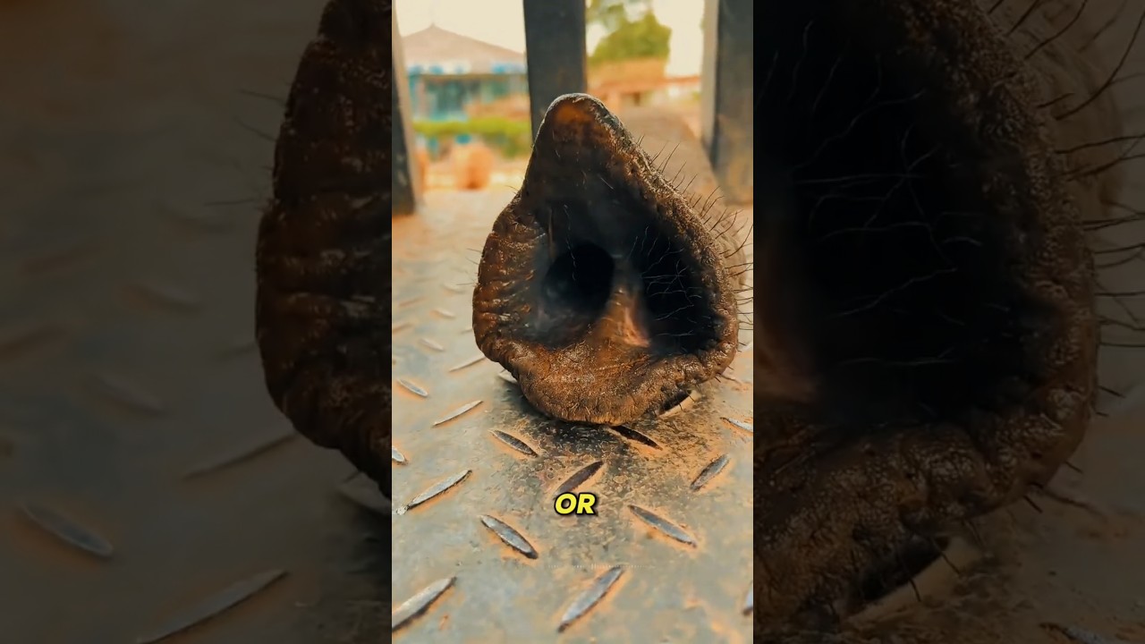 😱‼️Слоновий хобот просит еды 