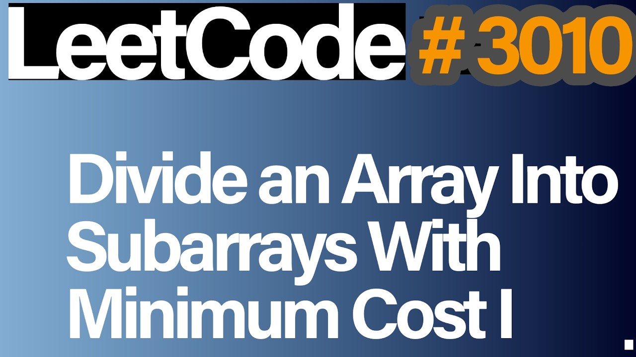 Must-Know Array Problem