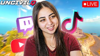 🔴 #1 FEMALE WARZONE PLAYER! 🔴 !throne 🔴 !Scuf 🔴 !Socials 🔴
