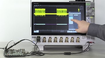 Tektronix Series 5 Mixed Signal Oscilloscope CAN Bus Decode and Trigger