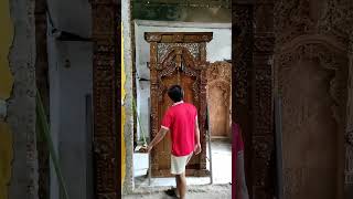 Pintu gapura ukir ukuran 120x250 cm #gebyok #gebyok #gebyokukirjepara #pintuukir