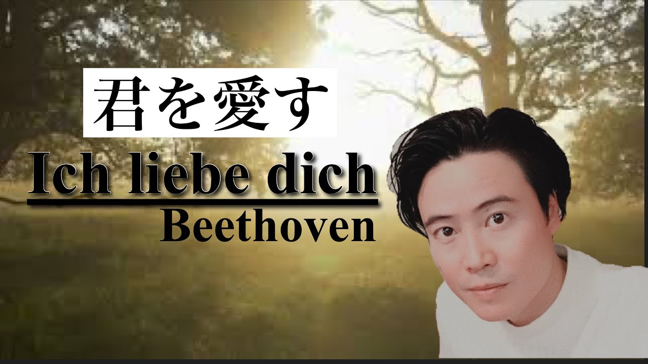 Ich Liebe Dich Beethoven 君を愛す ベートーベン ドイツ歌曲 改 Youtube