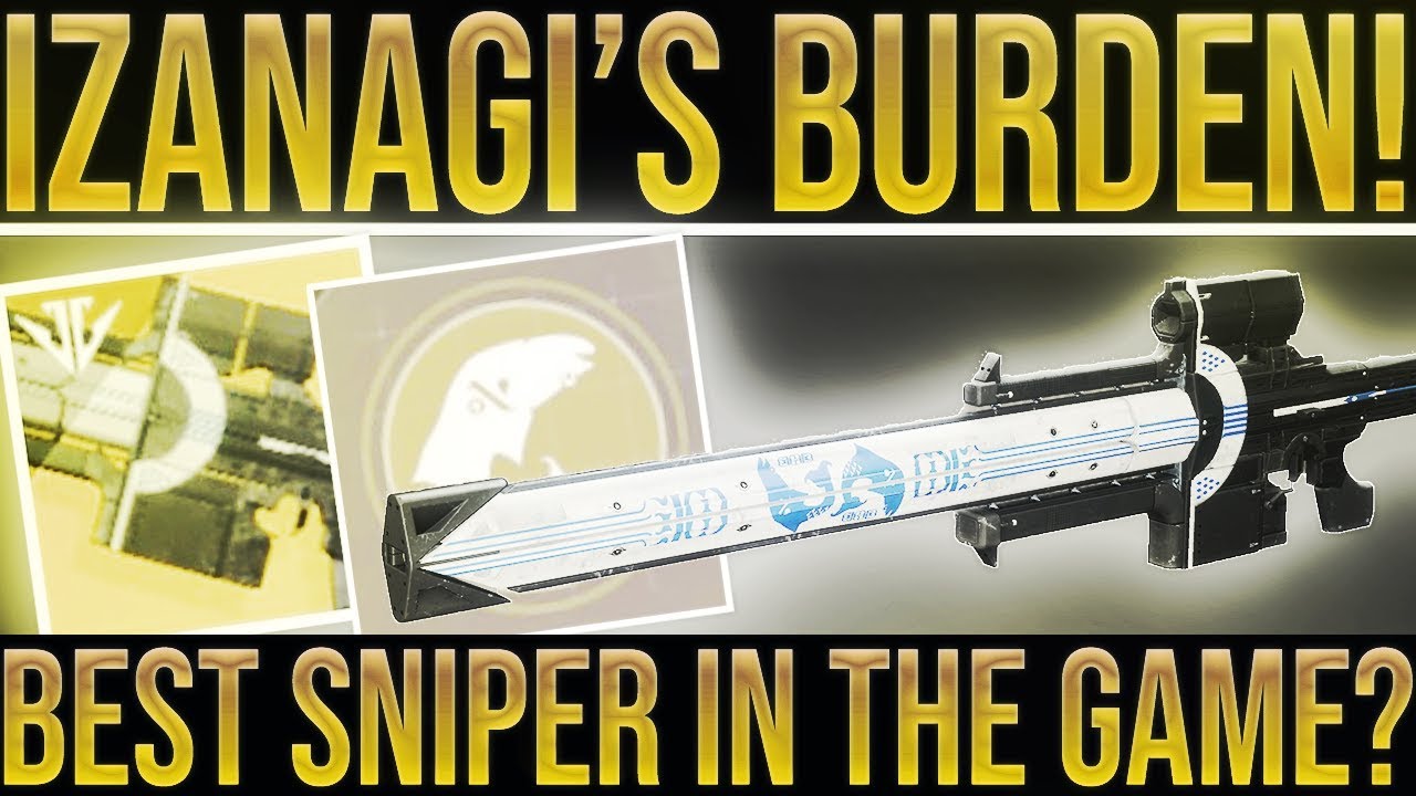 Destiny 2. IZANAGI'S BURDEN EXOTIC SNIPER REVIEW! Best Sniper In The Game? Black Armory Exotic.