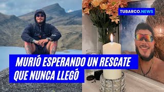 Kevin Bocanegra y su novia Jois Ramírez los dejaron solos en el Nevado del Tolima