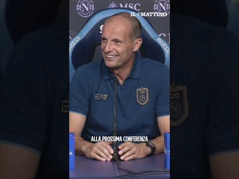 Video Genoa-Napoli, Allegri: «Grande voglia di iniziare, squadra forte ma siamo vigili sul mercato»