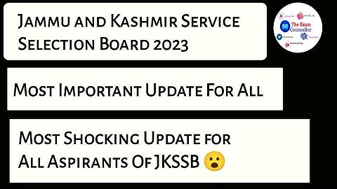JKSSB Fresh Update Today|Court Case Judgement Update|New Big Update #jkssb #davood