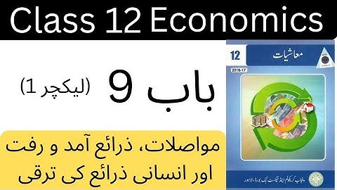 Economics class 12 chapter 9 lecture 1 || Economics urdu medium lectures || Mian Academy