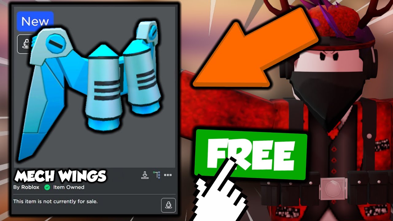 HOW TO GET THE MECH WINGS ON COMPUTER AND MOBILE! (Roblox) - YouTube