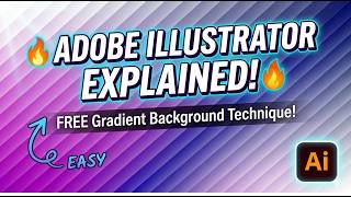 Easy Diagonal Line Pattern Background Design | Adobe Illustrator Tutorial