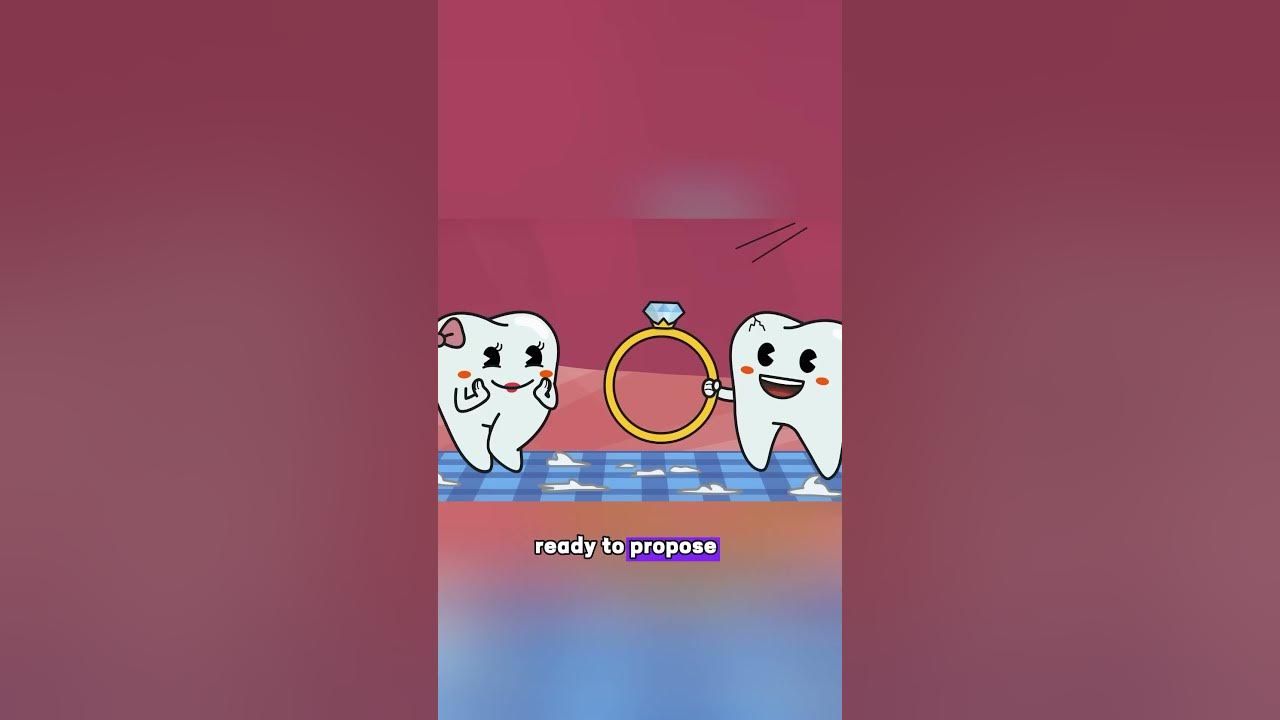 These teeth have been replaced by gold teeth.