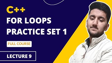 For Loop practice question in C++ | Lecture 9 | Hamza Maqsood