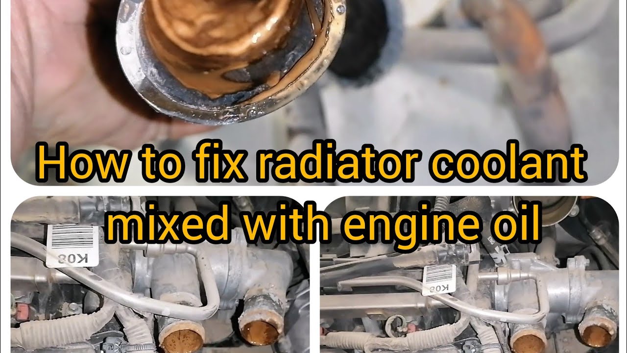 How to fix radiator coolant mixed with engine oil FORD EXPLORER 2018