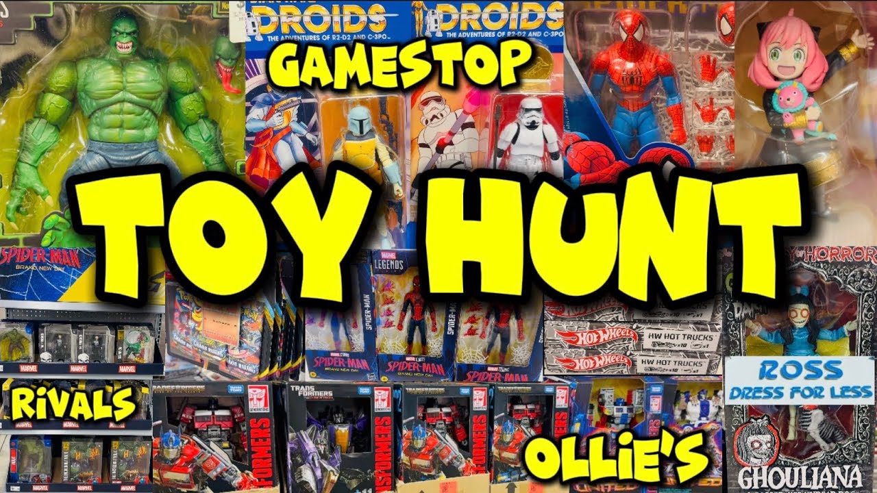 ToyHunt Tuesday‼️Hulk, Spider-Man, Droids! ROSS x2! Ollie's
