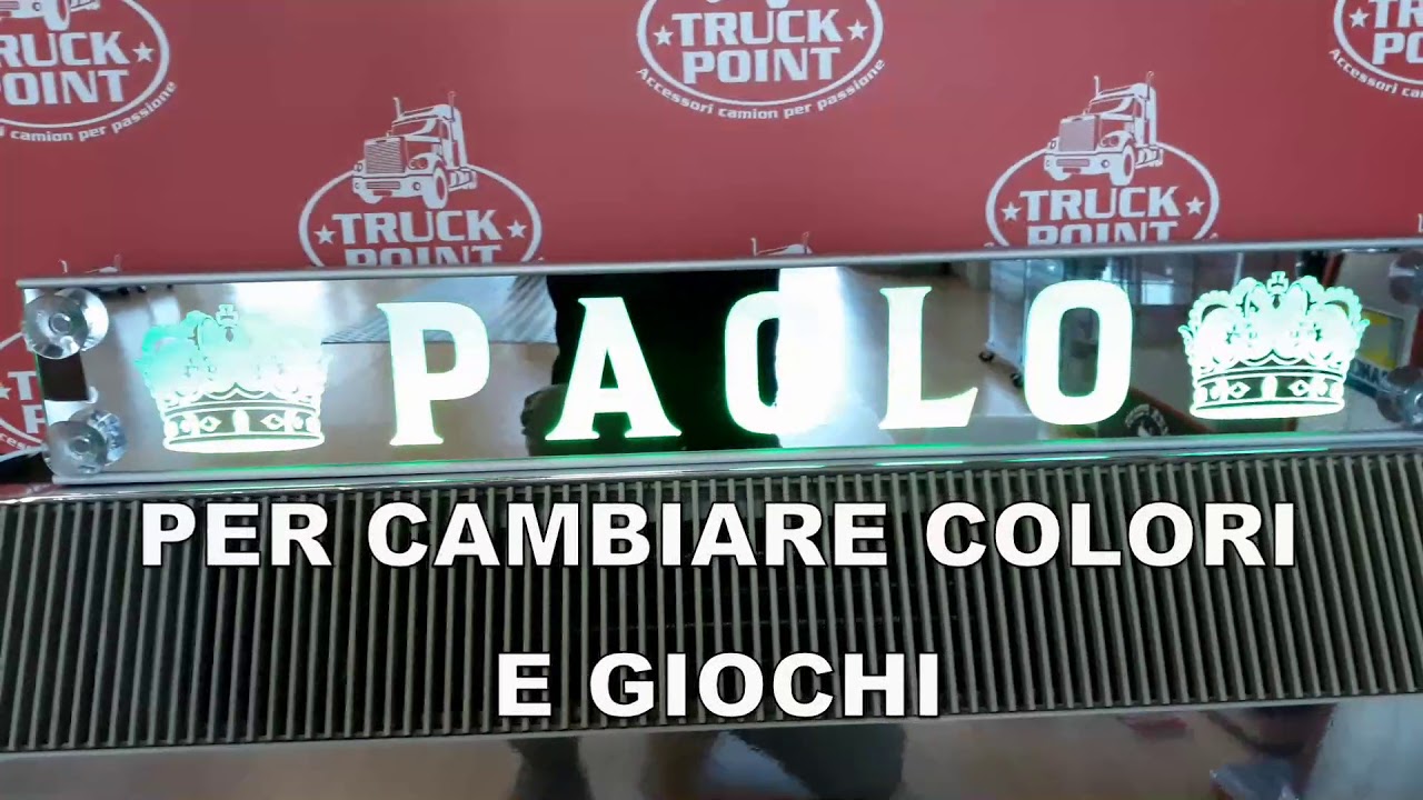 Targa-tabella a led personalizzabile per camion - Annunci Vicenza