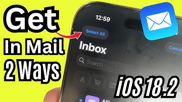 How to Select All emails in the iOS 26 Mail App on iPhone (Select all not showing)