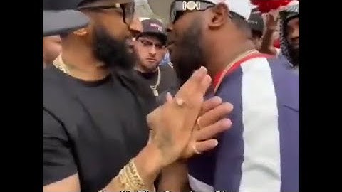 Nipsey’s bro Blacc Sam & Roccstar2800 ALMOST FIGHT