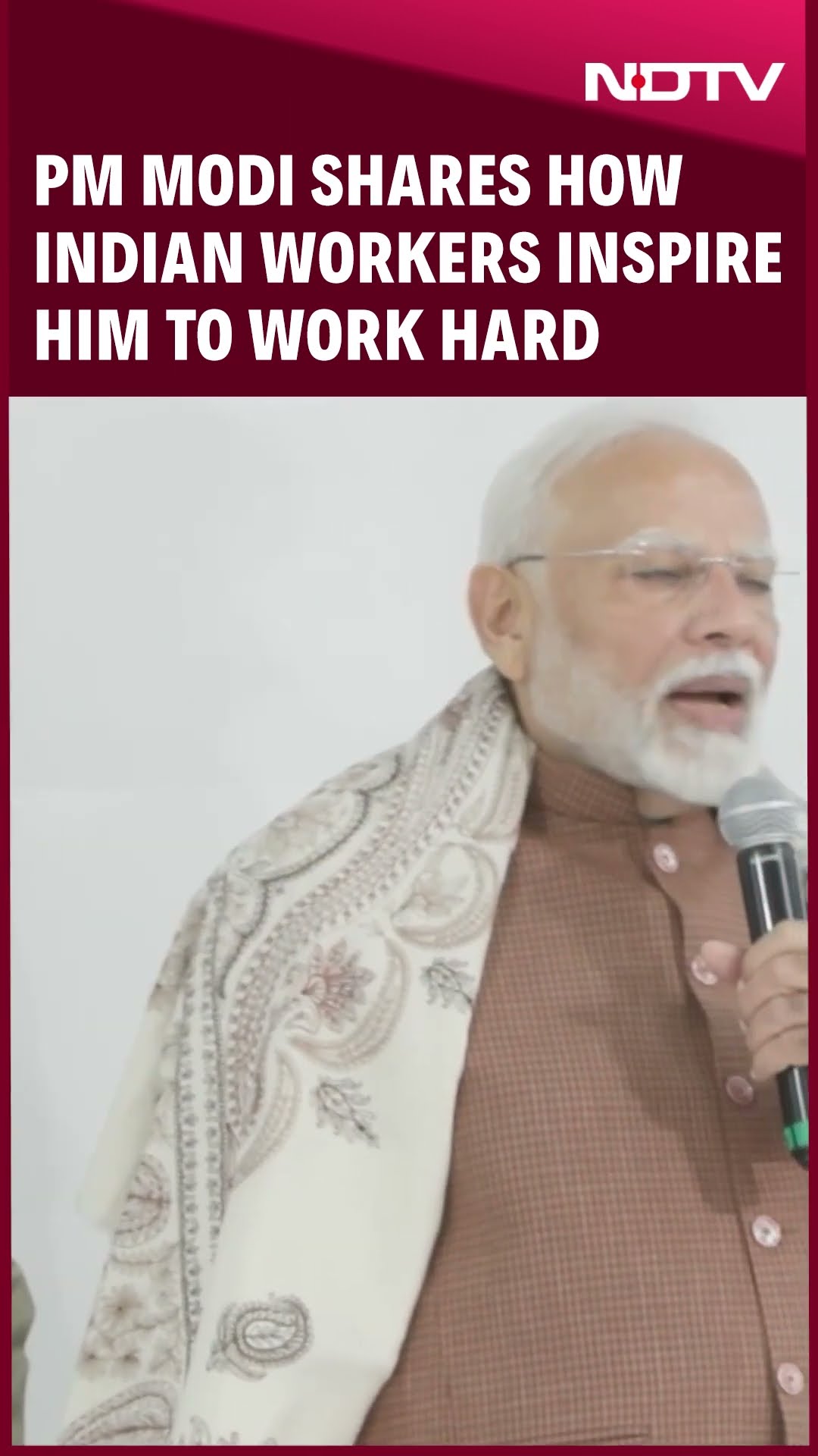 PM Modi Today Speech | PM Modi Shares How Indian Workers Inspire Him To Work Hard