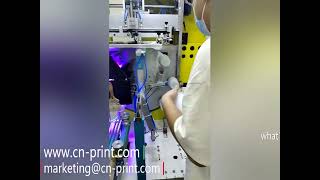 A400LED 3 0 cup screen printing machine with UV drying
