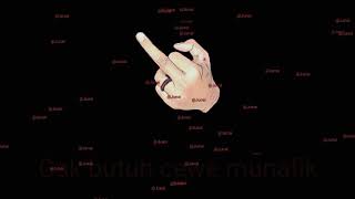 Status wa gk butuh cewe munafik