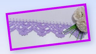 💥 Aprenda a Fazer esse Lindo Barrado em Crochê bem Fácil -6💜