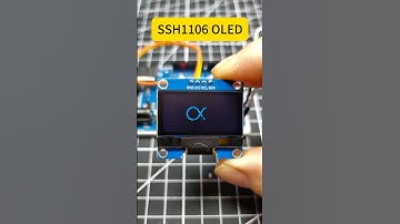 SSH1106 OLED unboxing test/Arduino logo animation  #project  #diy   #electronic  #creative #arduino